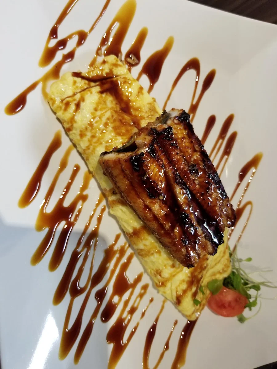 Eel Omurice w Teriyaki Sauce
