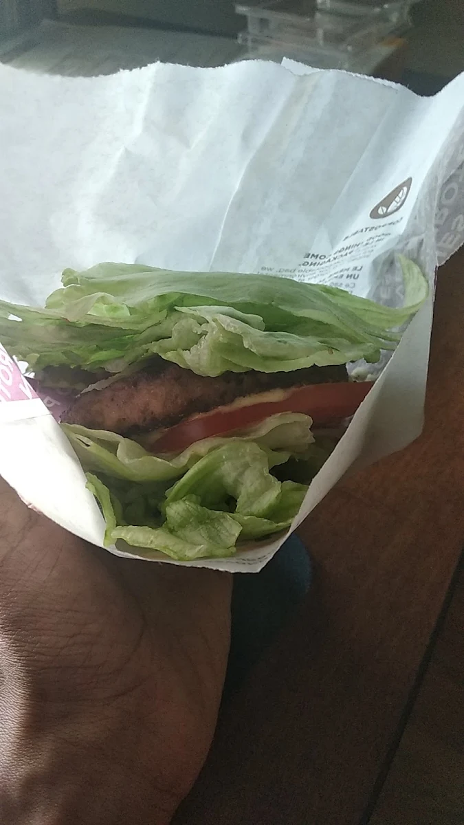 Beyond Meat Burger with Lettuce Wrap