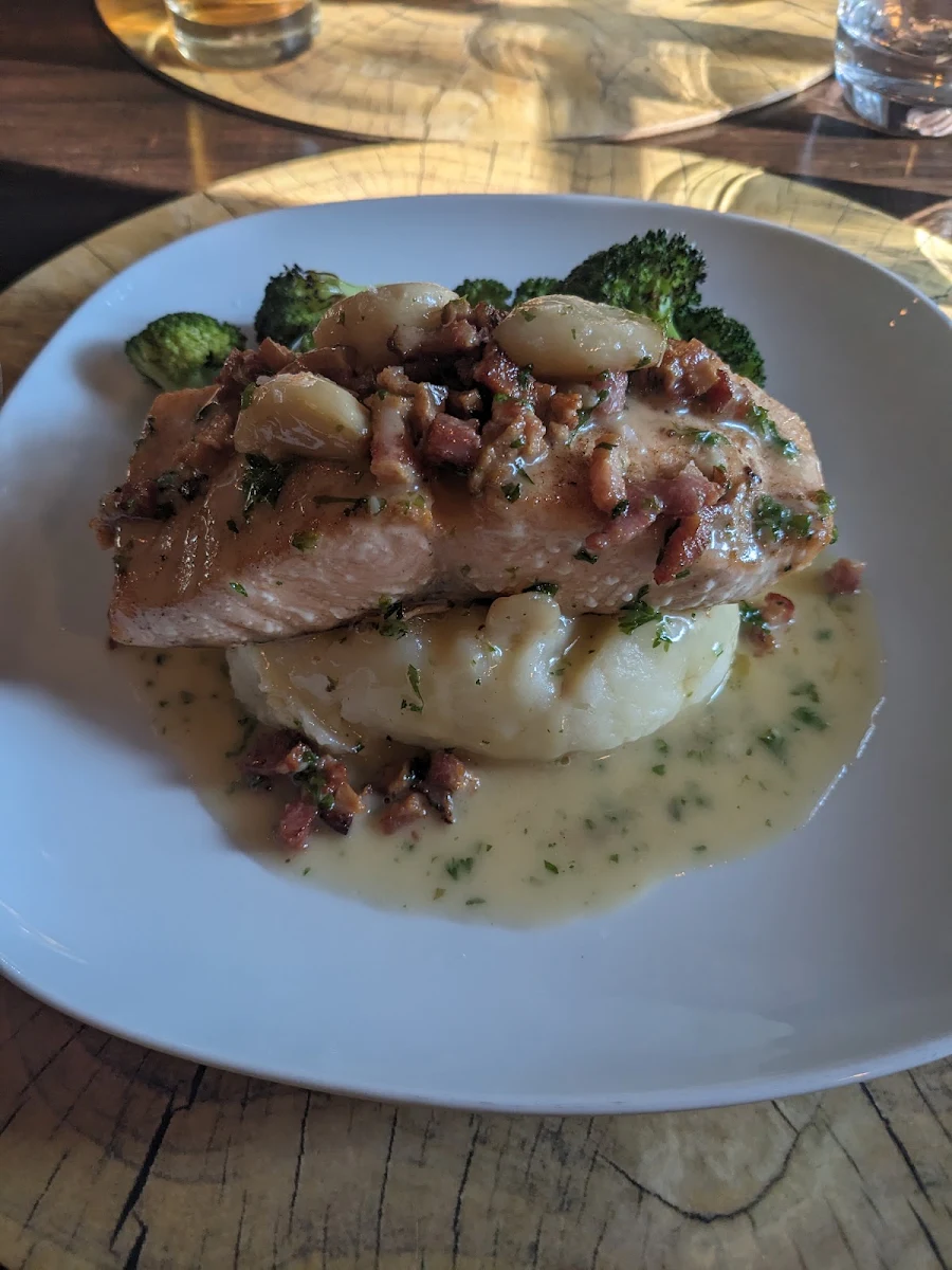 Grilled Salmon Without the Shrimp Allergy