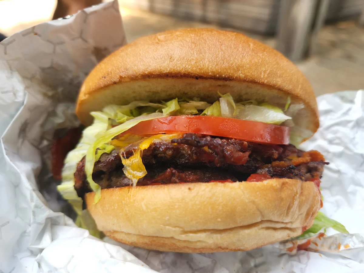 Double Smash Bacon Cheese Burger