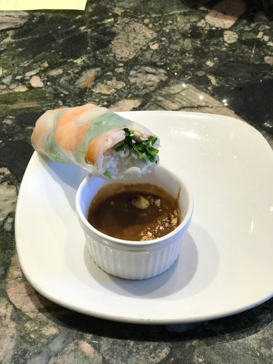 Spring Roll with Peanut Sauce