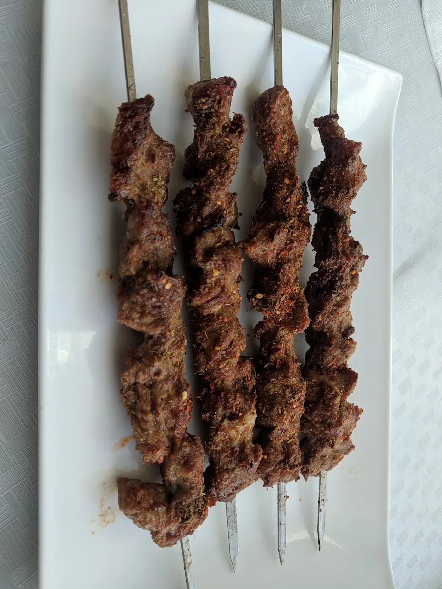 Uyghur Style Lamb Kabab 4 Skewers
