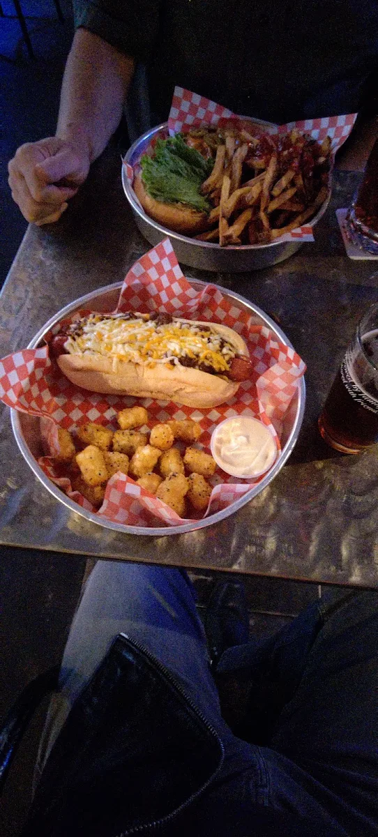 Chilly Cheese Dog with Tots