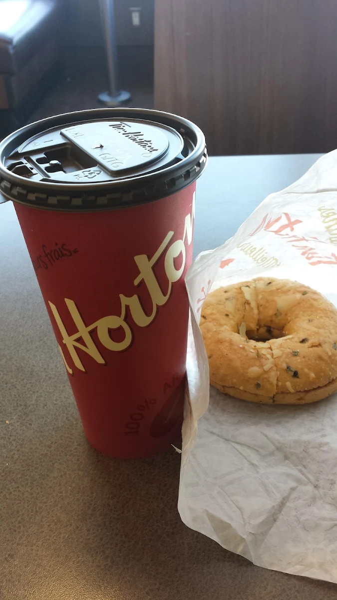 Bagel with Herb and Garlic Cream Cheese