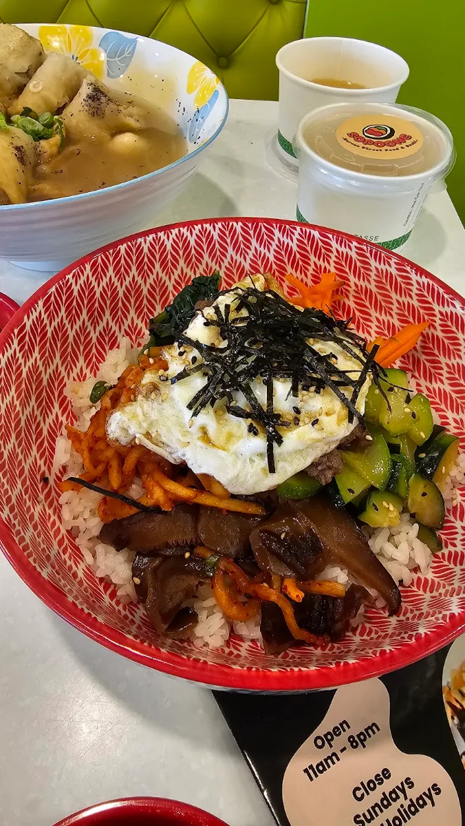 Bibimbap with Fried Egg on Top