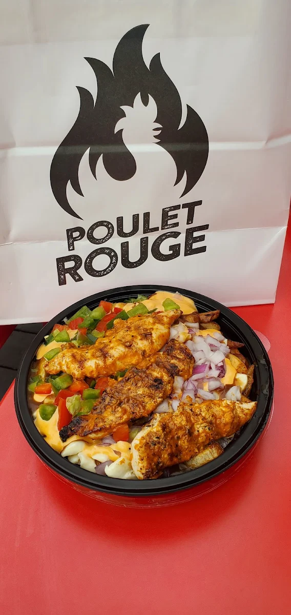 Grilled Chicken Poutine