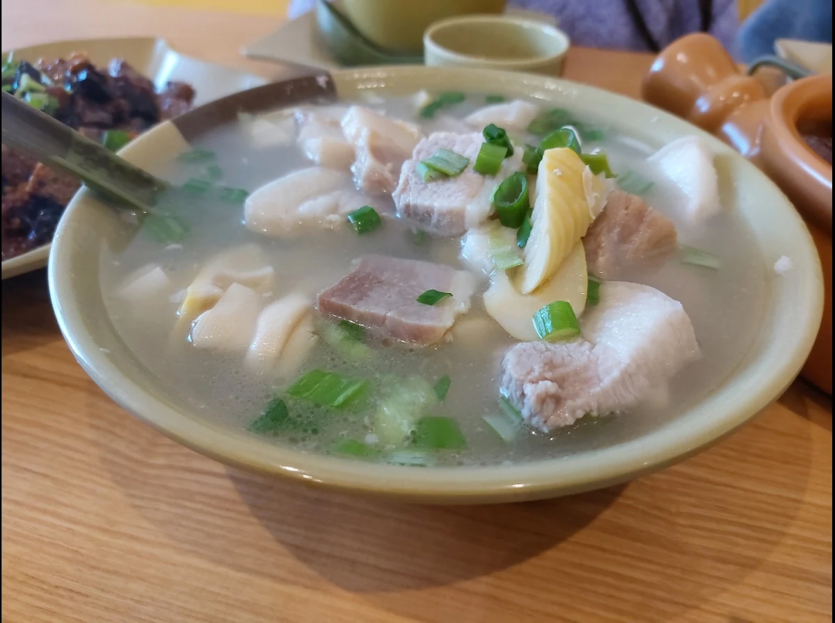 Pork Belly with Bamboo Shoot Soup
