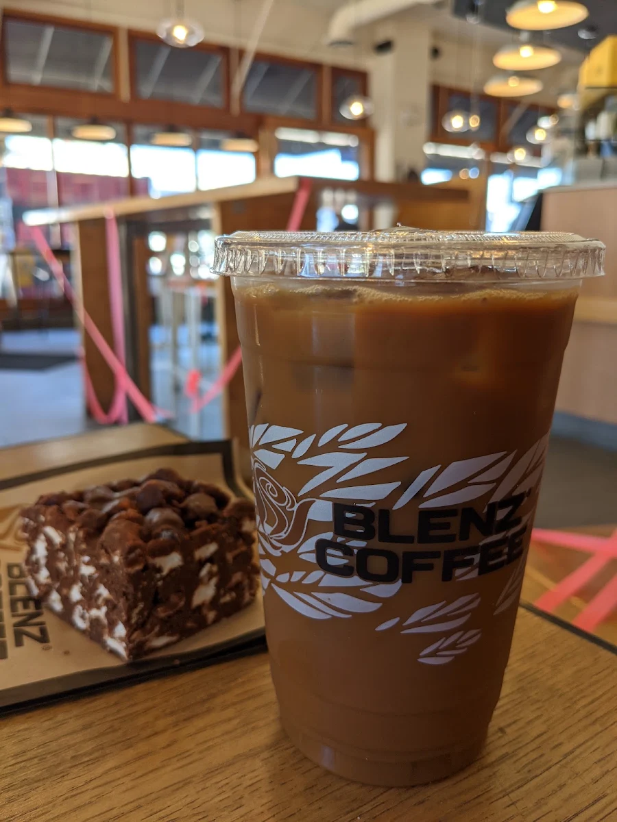 Iced Coffee and Rocky Road Bar