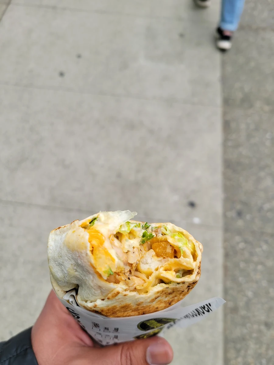 Saj Chicken Shawarma Wrap Fries Included