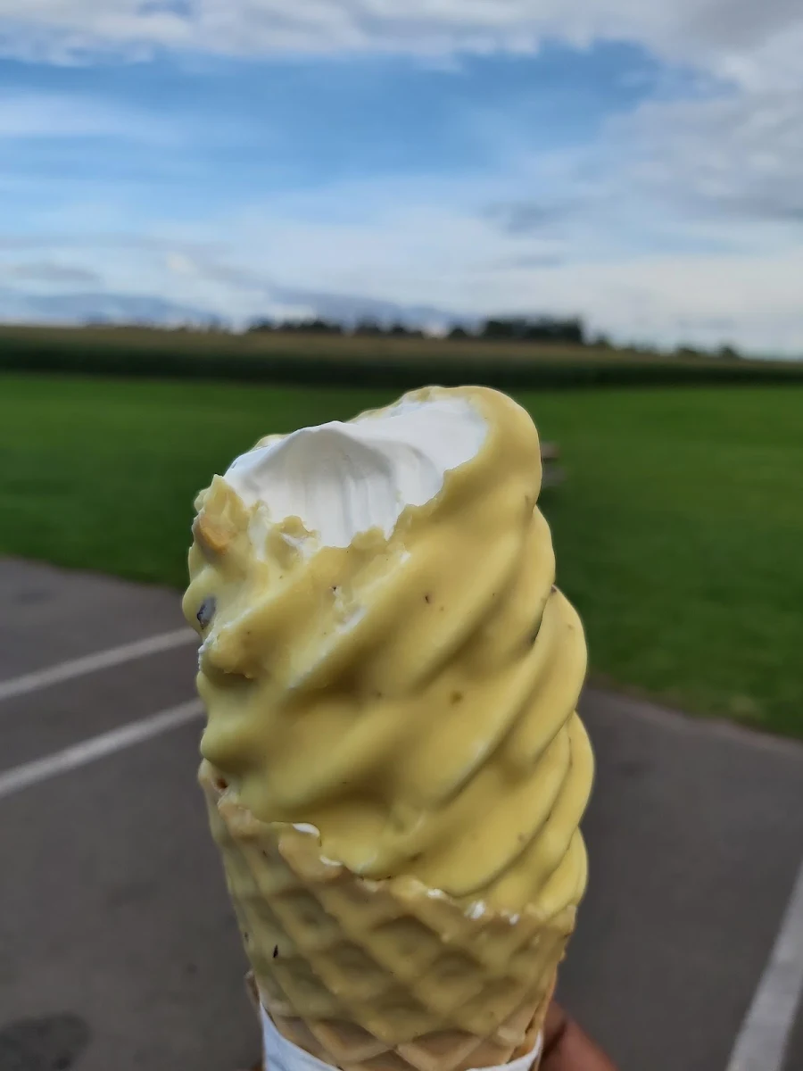 Soft Serve with Pistachio Dip