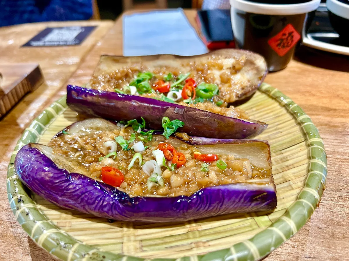 Eggplant with Garlic Sauce