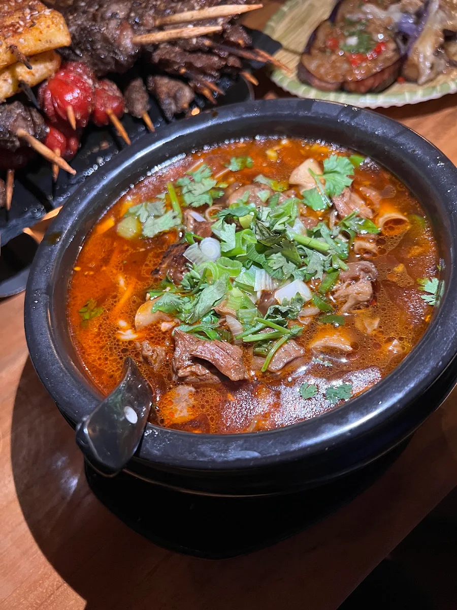 Spicy Beef Soup Bowl