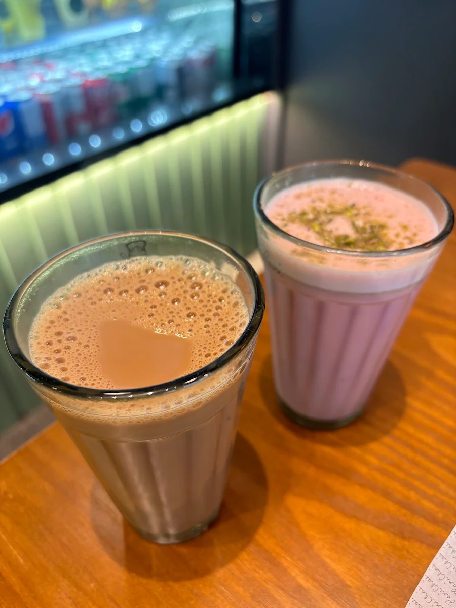 Cutting Chai and Kashmiri Chai