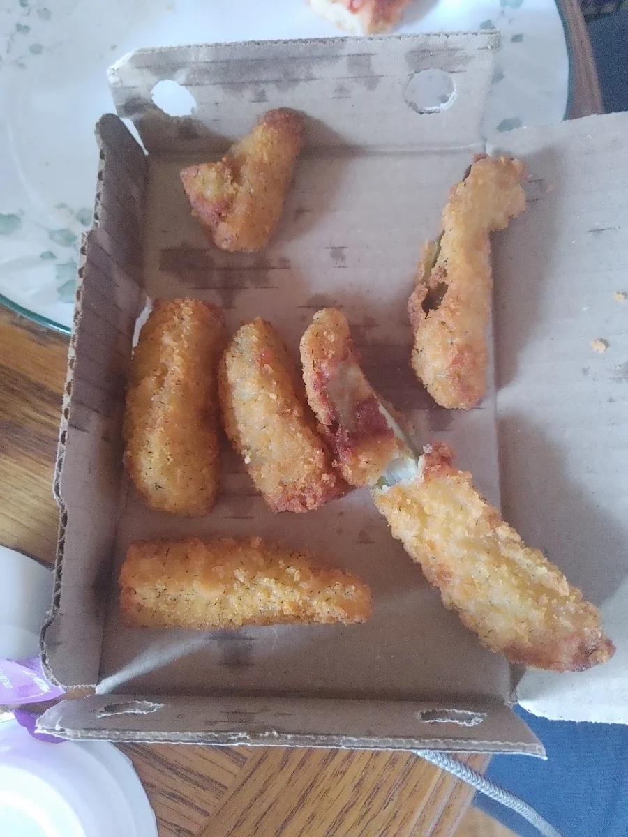 Half-Eaten Deep-Fried Pickles