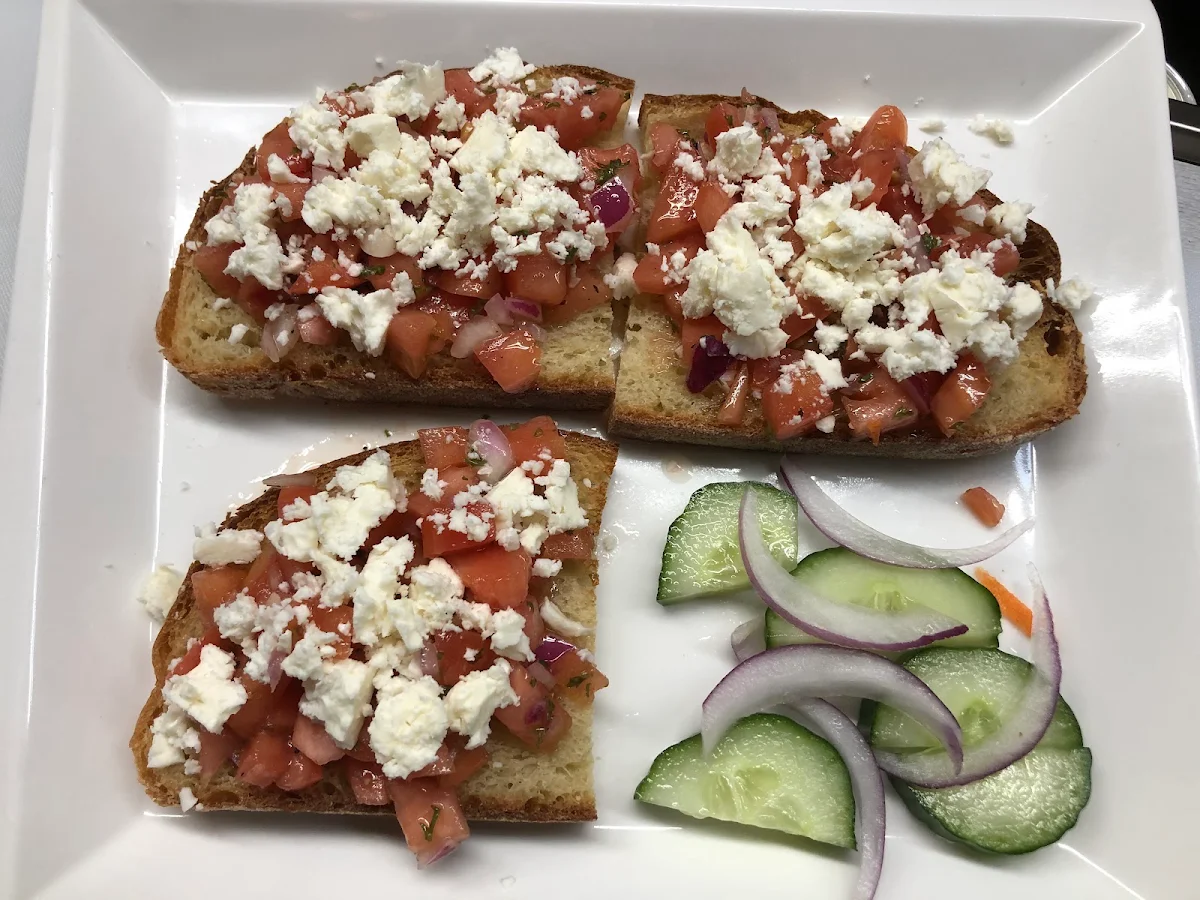 Bruschetta with Feta Cheese