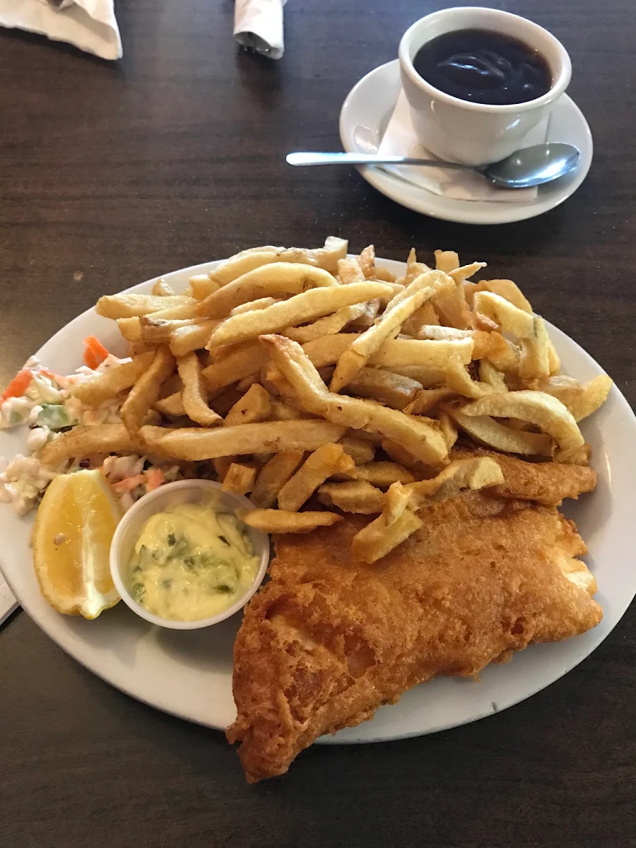 Halibut with Fresh Cut Fries