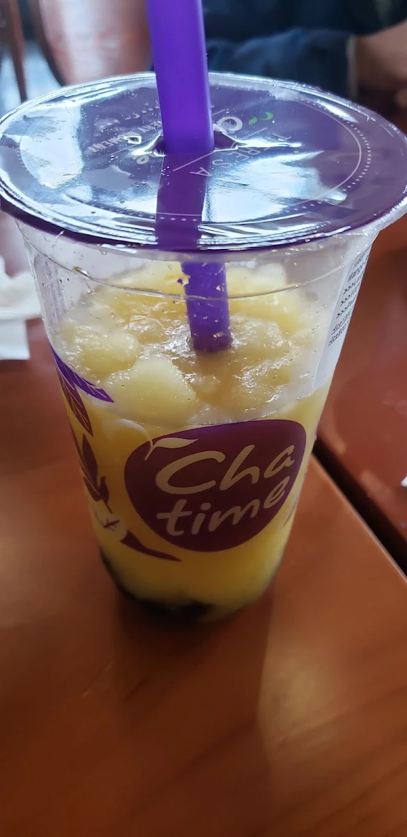 Mango Slush with Tapioca