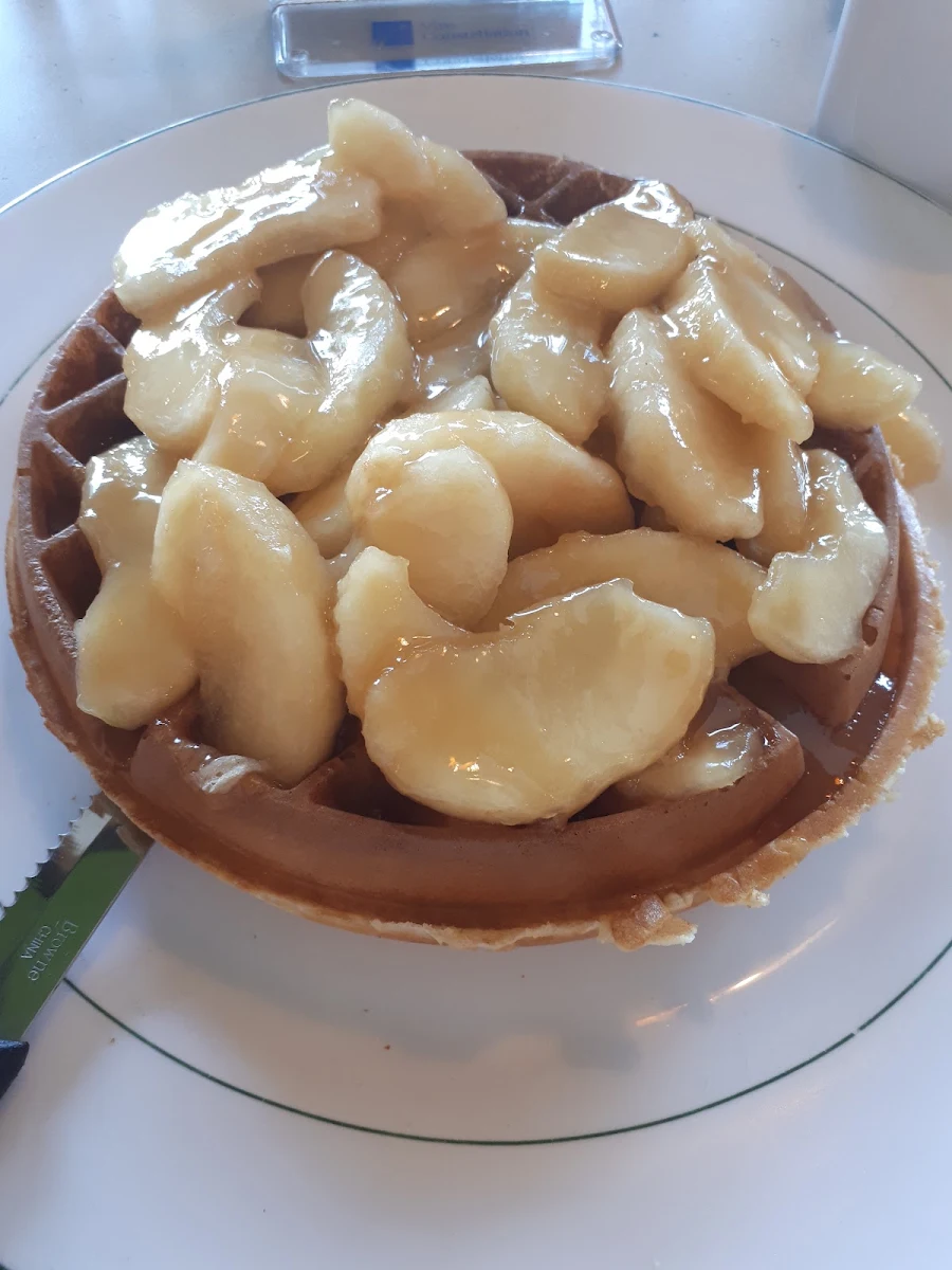 Gaufre Pommes Chaudes Et Caramel