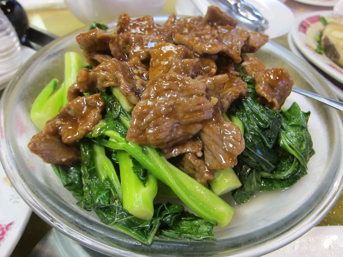 Beef and Kai Lan