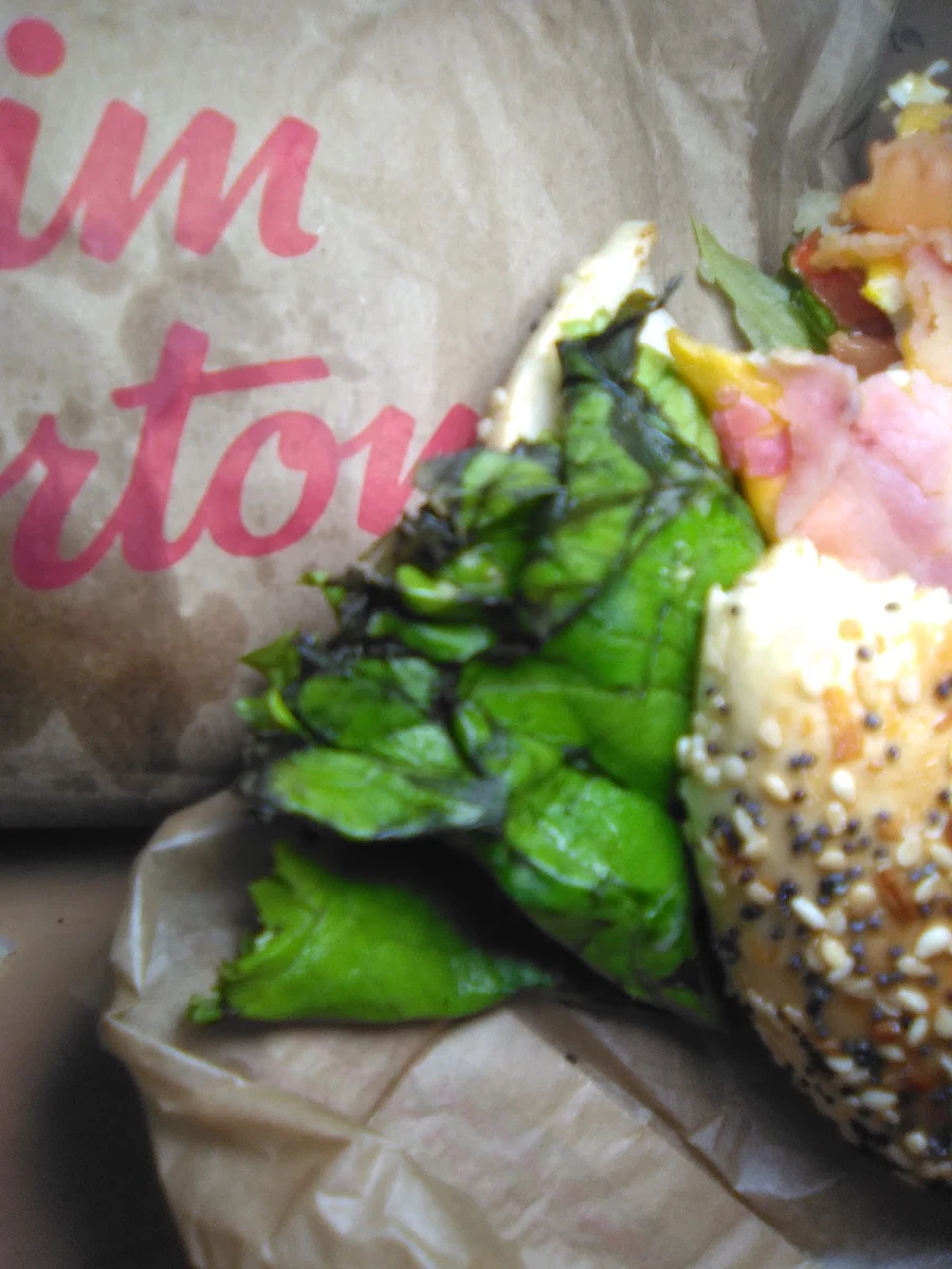 Tim Hortons Belt Breakfast Sandwich