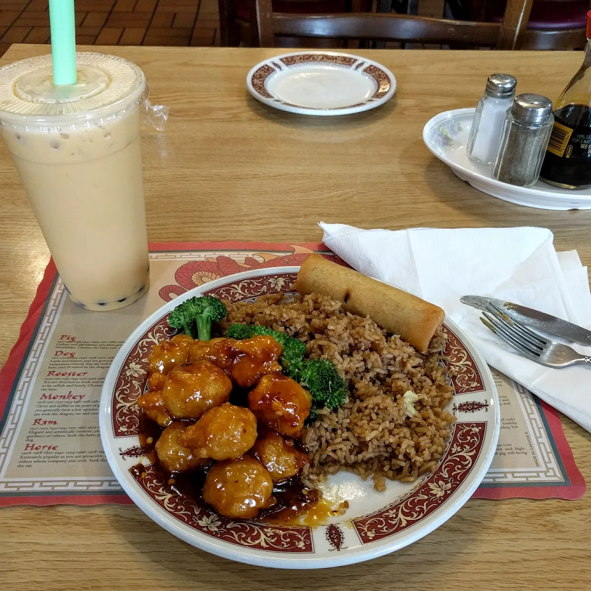 Large Mango Bubble Tea