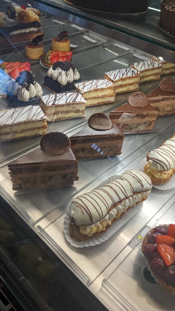 Choc Mousse Cake and Eclaire