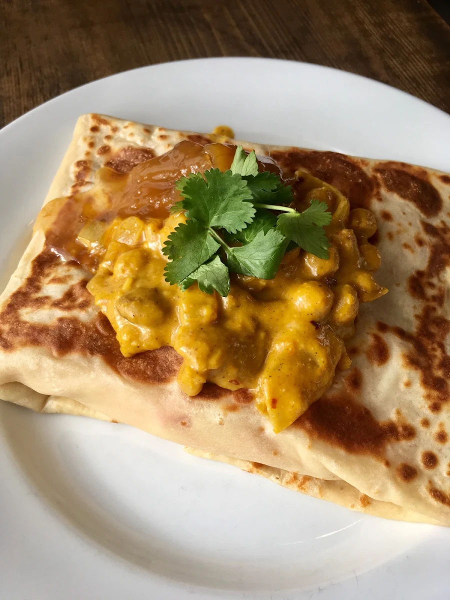 Butter Chicken Crepe