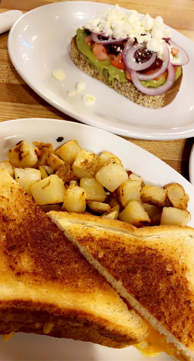 Cheese Sandwich & Home Fries