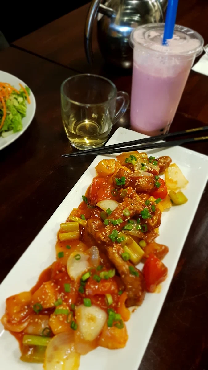 Sweet and Sour Pork with Mixed Veg