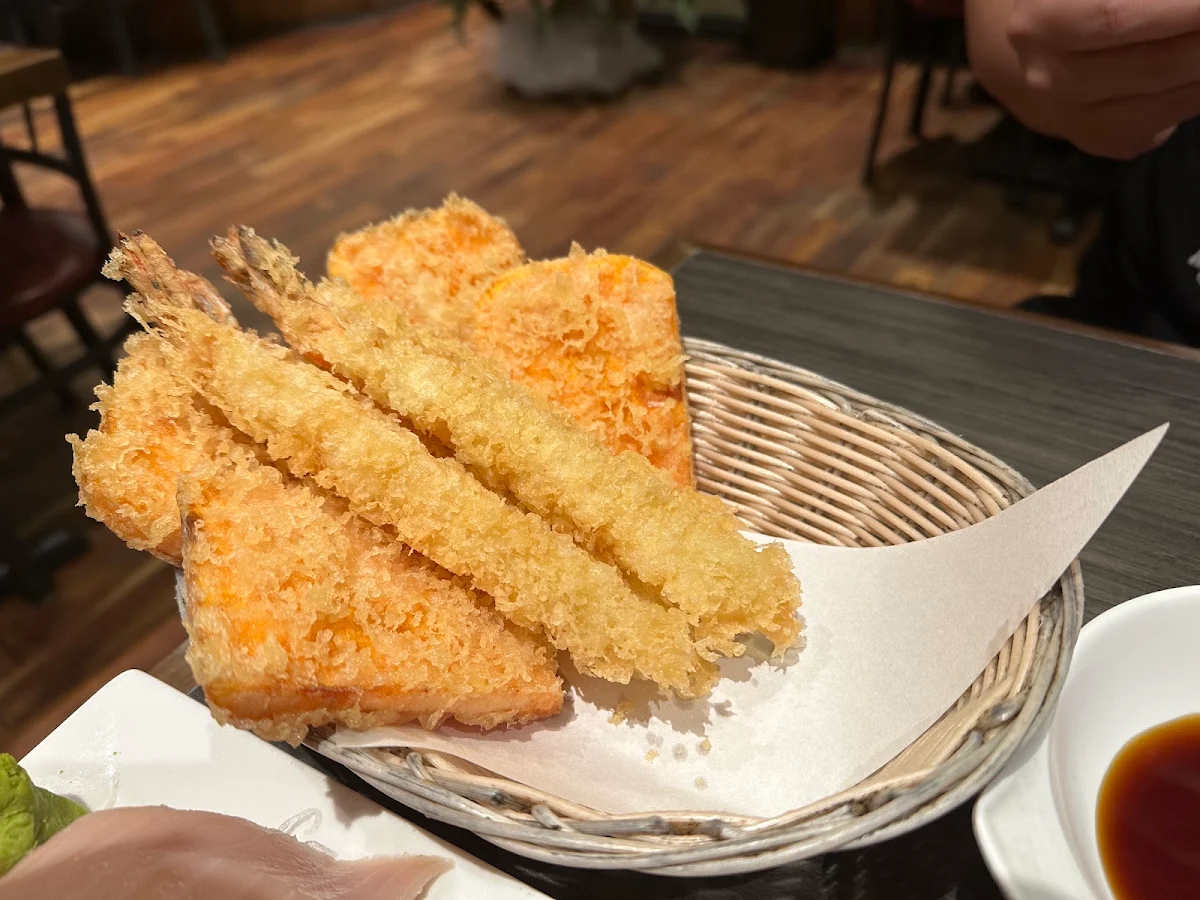 Yam and Shrimp Tempura