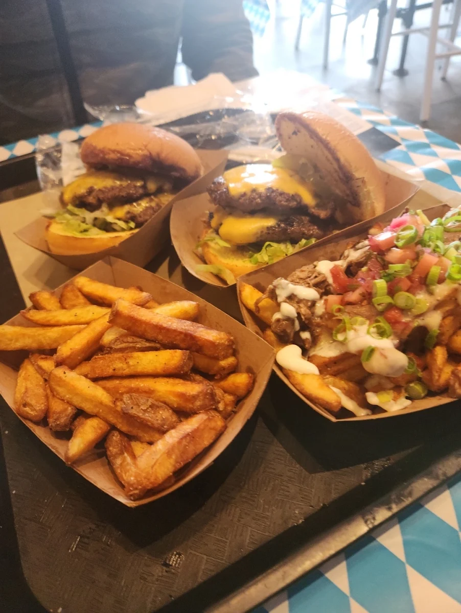Smash Burger and Loaded Fries
