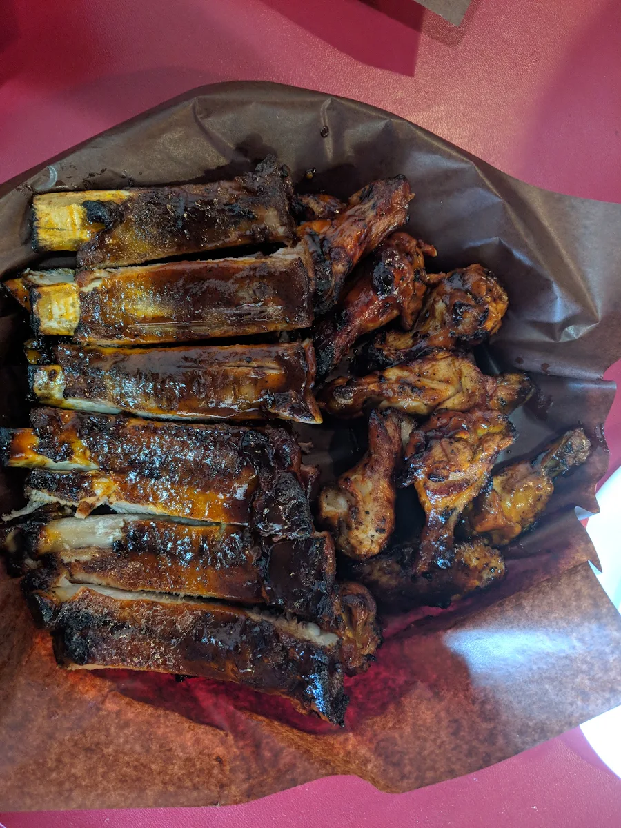 Smoked Wings Full Rack Ribs