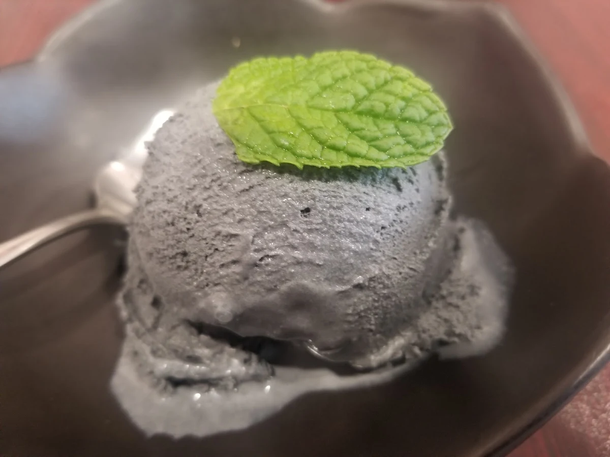Black Sesame Ice Cream