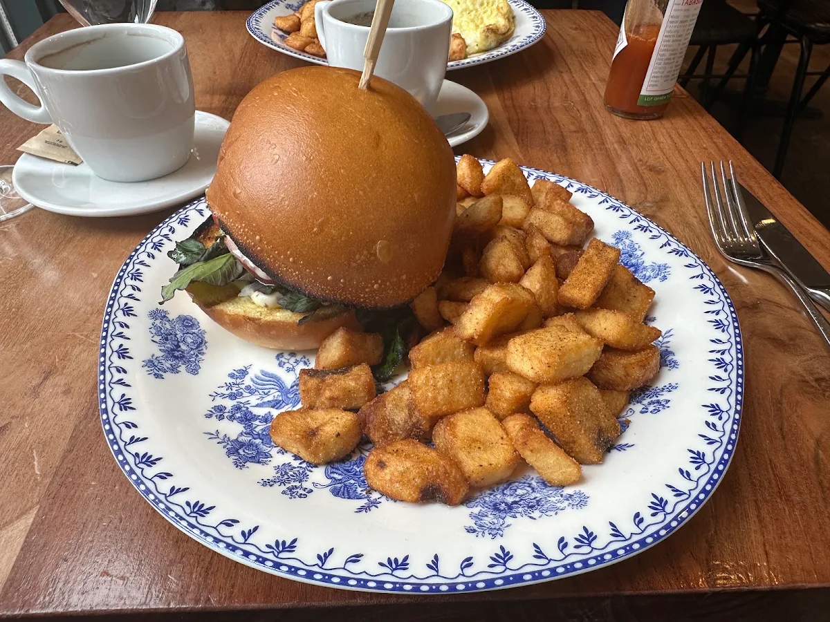 Breakfast Sandwich with Potatoes