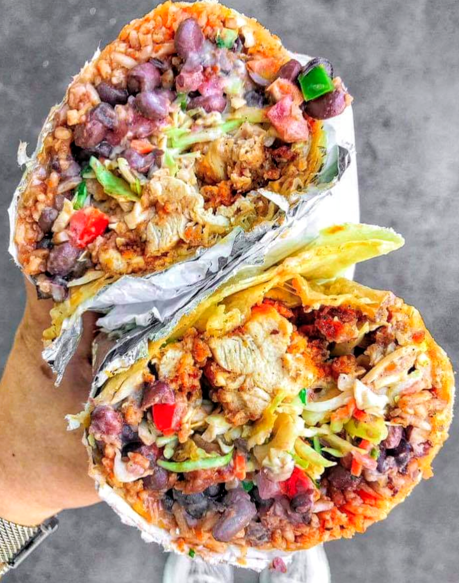 Loaded Chicken Burrito