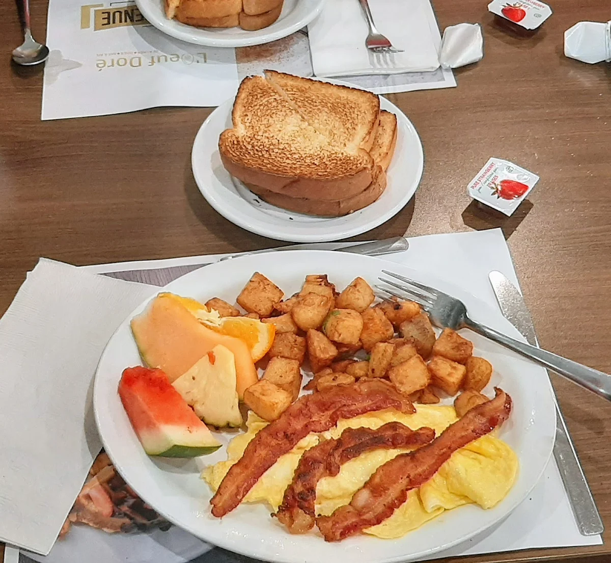 Oeufs Brouillés Bacon