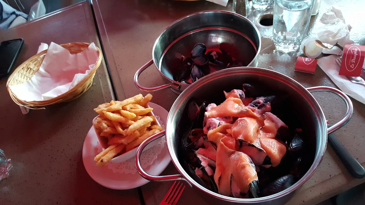 Moules Et Saumon Fumé