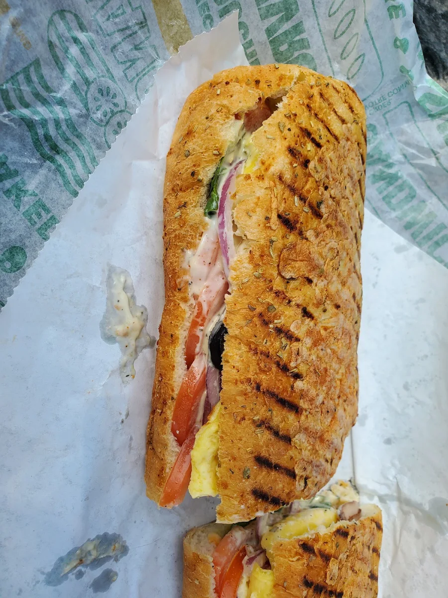 Ham and Egg Breakfast Sandwich