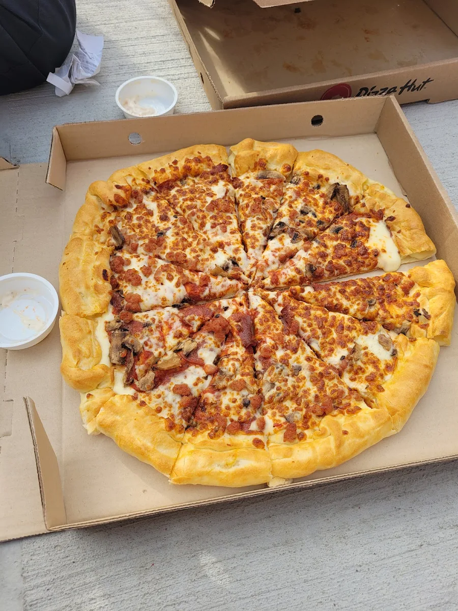 Stuffed Crust Canadian Pizza