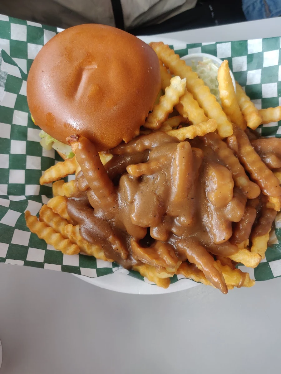 Cheese Burger Platter