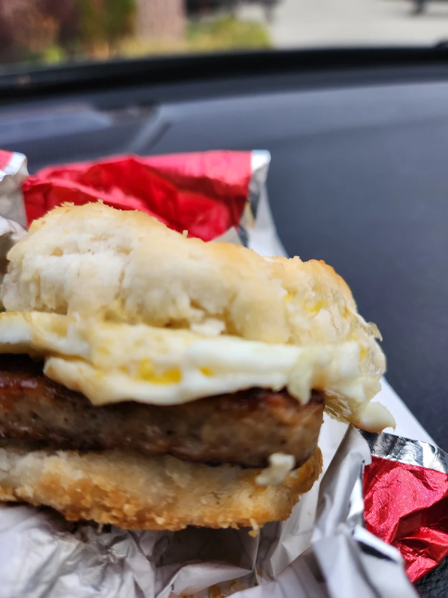 Sausage and Egg Biscuit