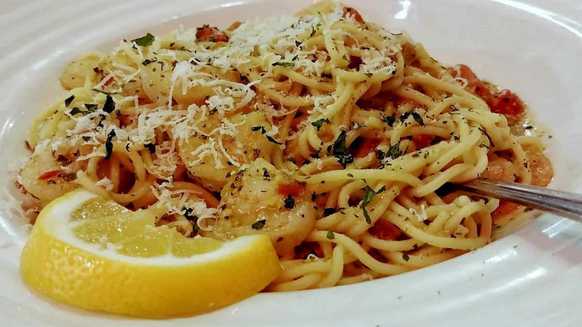Lemon Shrimp Fettuccine