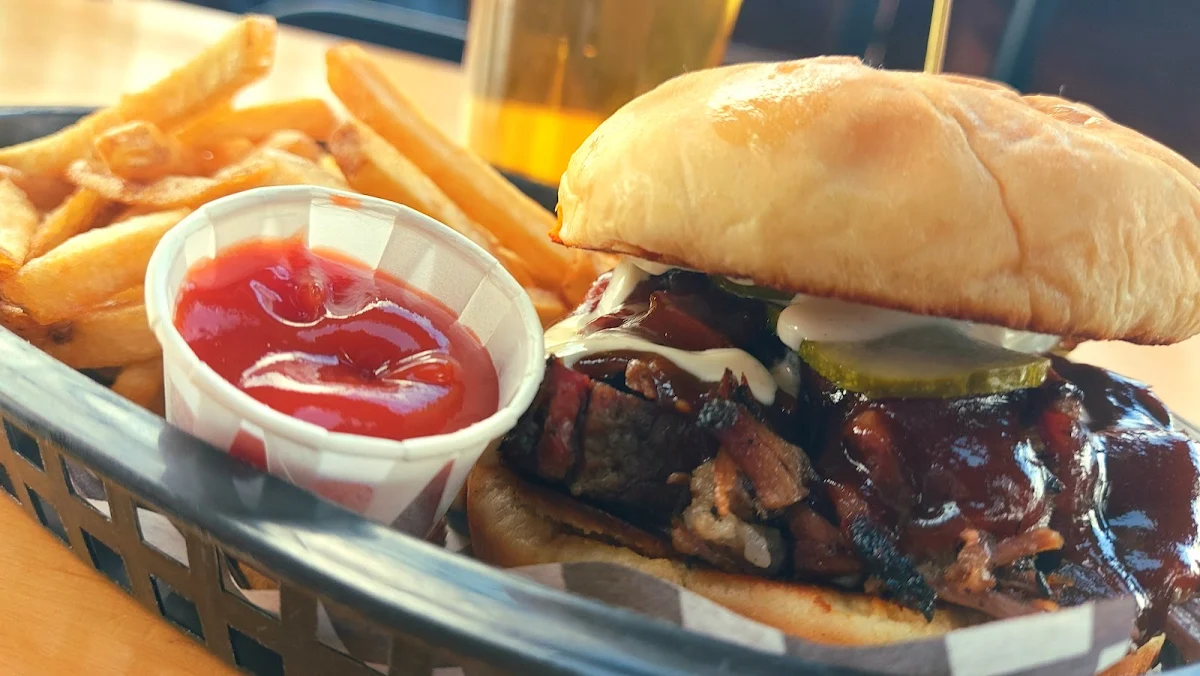 Brisket Sandwich & Fries