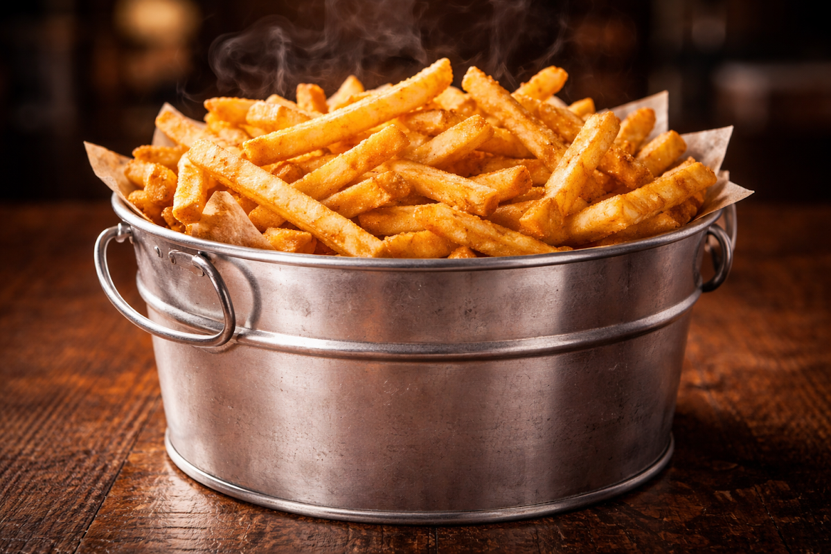 Panier De Frites Basket of French Fries