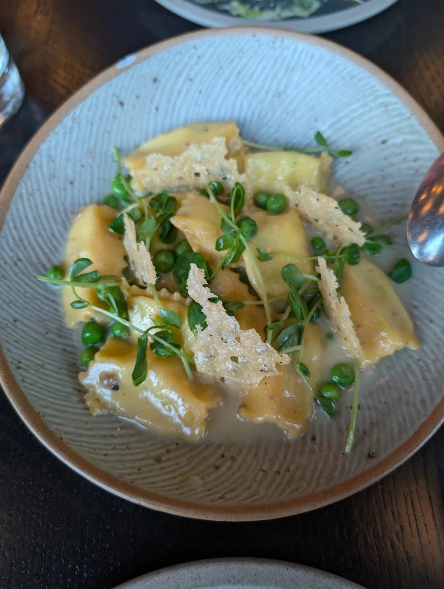 Sweet Pea Agnolotti