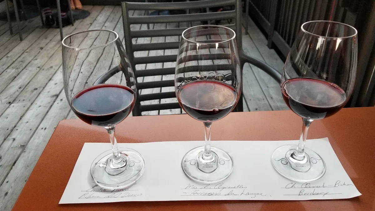 Flight of Red Wine
