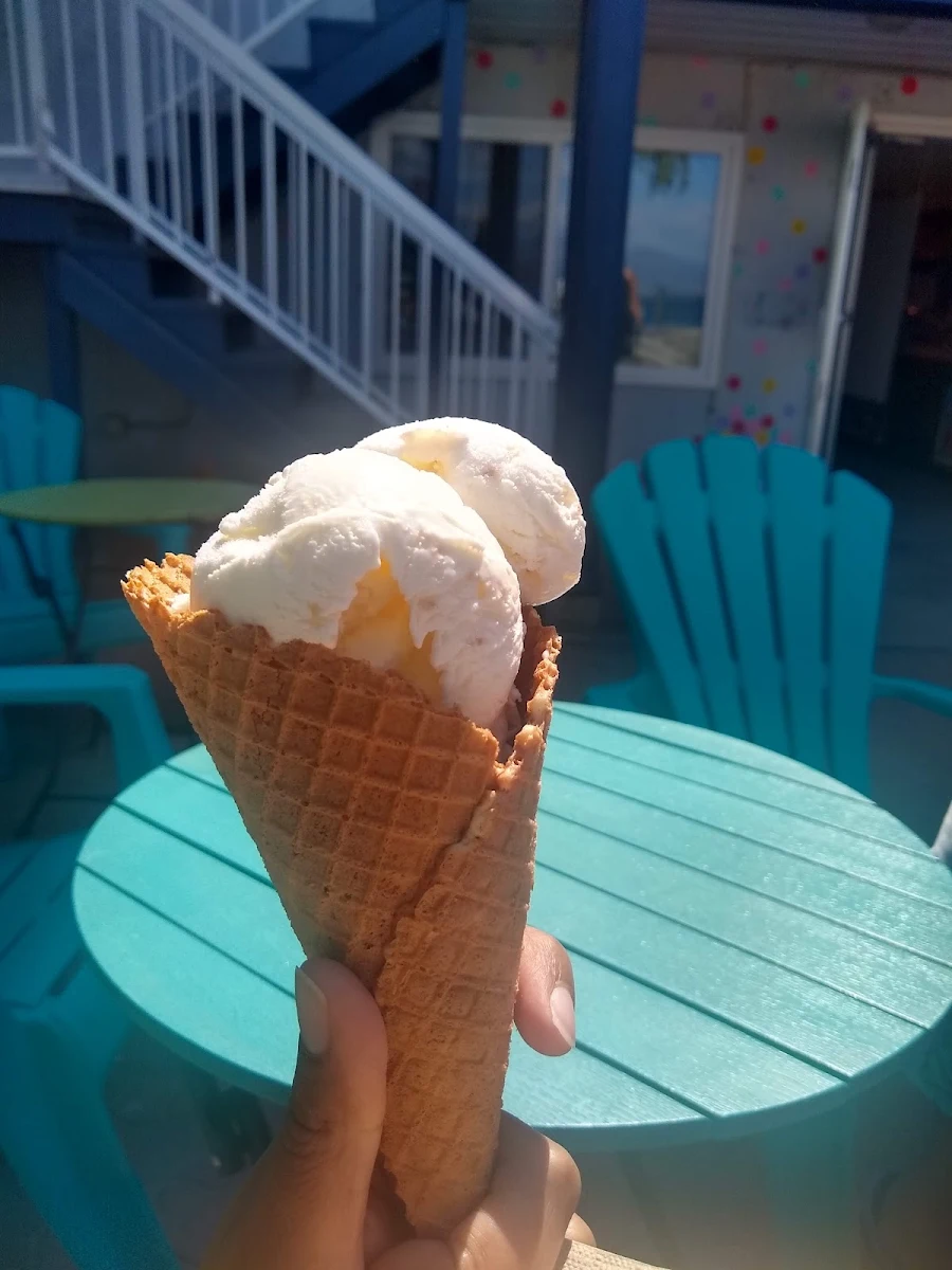 Coconut Ice Cream Cone