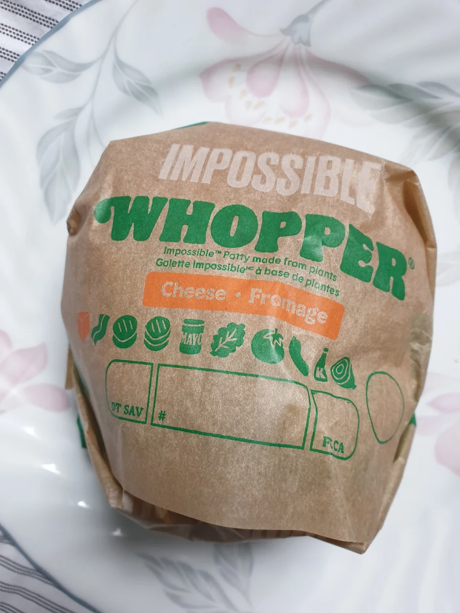 Impossible Beef Vegetarian Burger