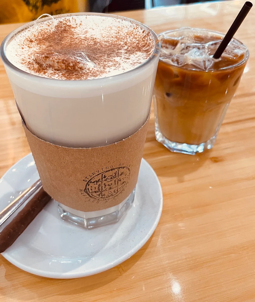 Latte & Iced Americano