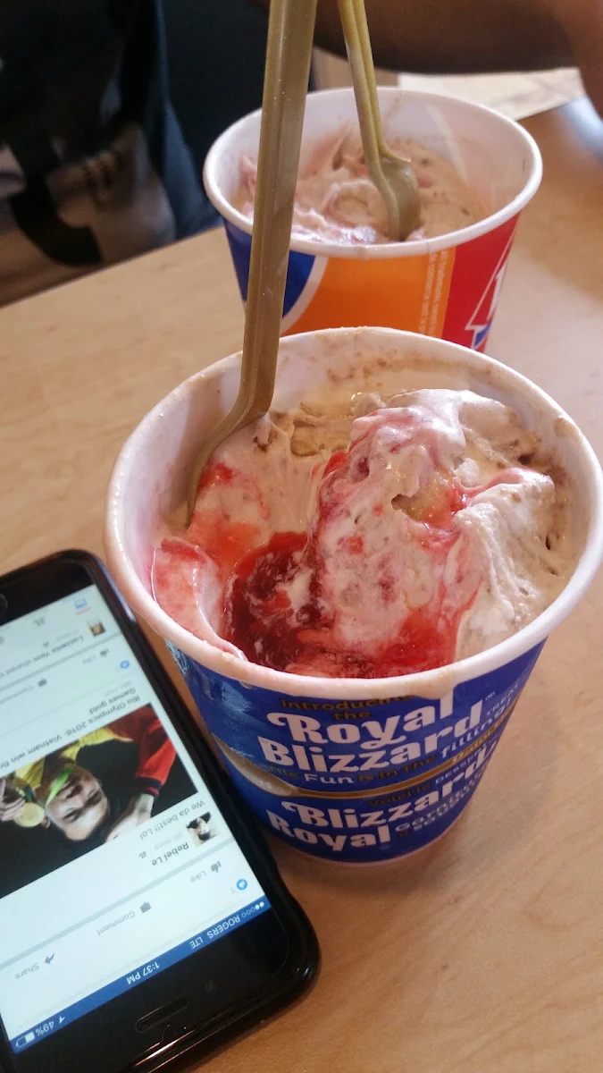 Strawberry Cheesecake Blizzard Treat